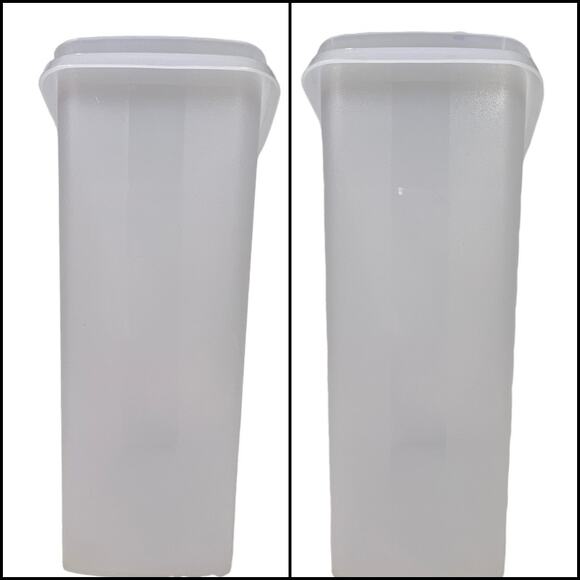 Tupperware Vtg 90's Modular Mates Super Cereal Keeper Store N Pour & Seal Blue - Picture 3 of 12